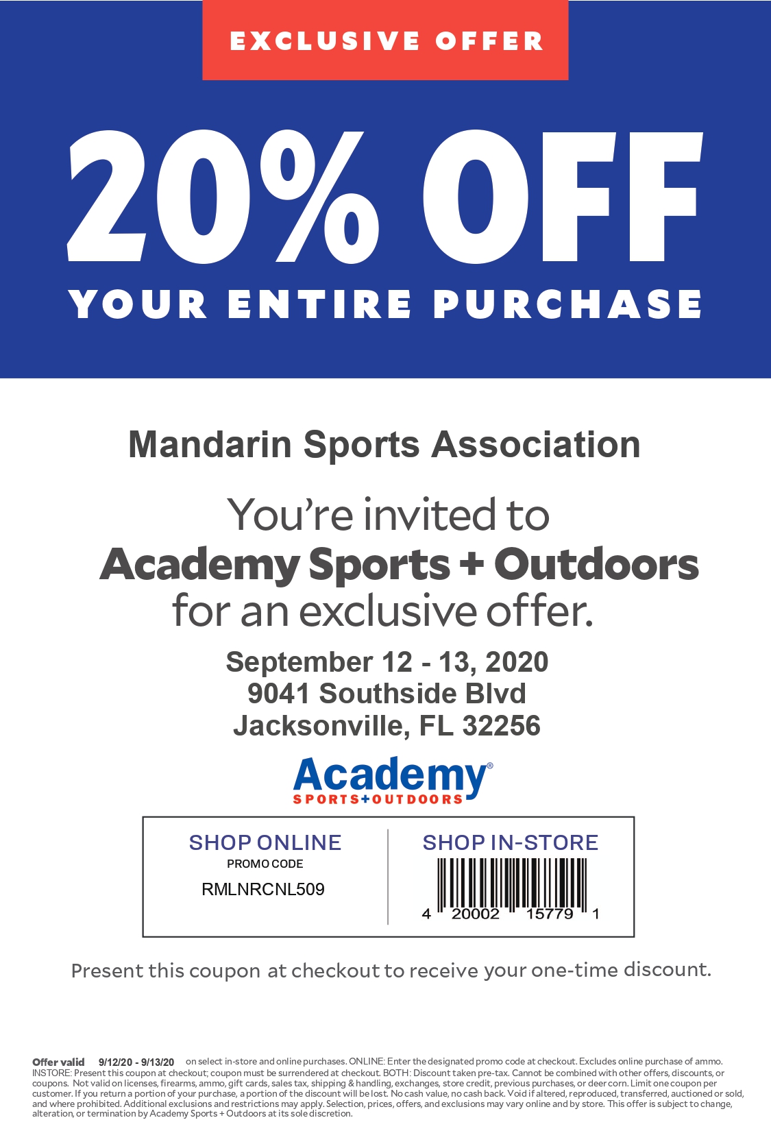 Academy Sports Flyer
